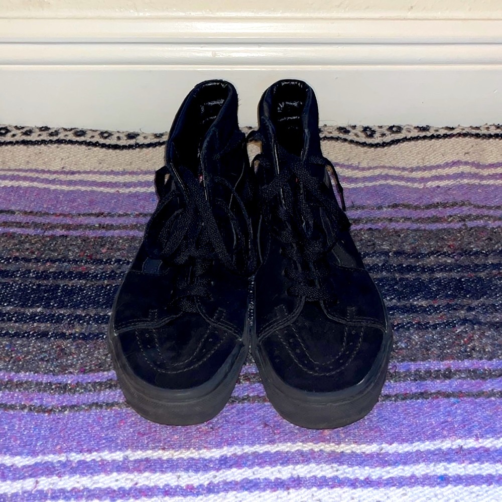 Vans - Black Suede High-Top Sneakers